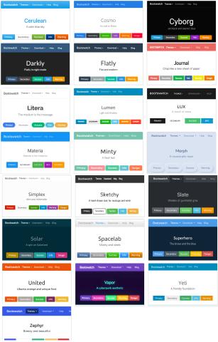 Bootswatch subthemes